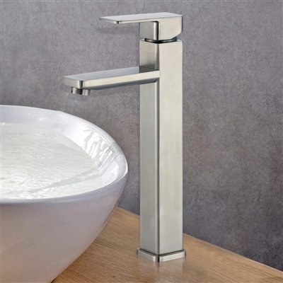 Vessel Sink Faucets Brushed Nickel